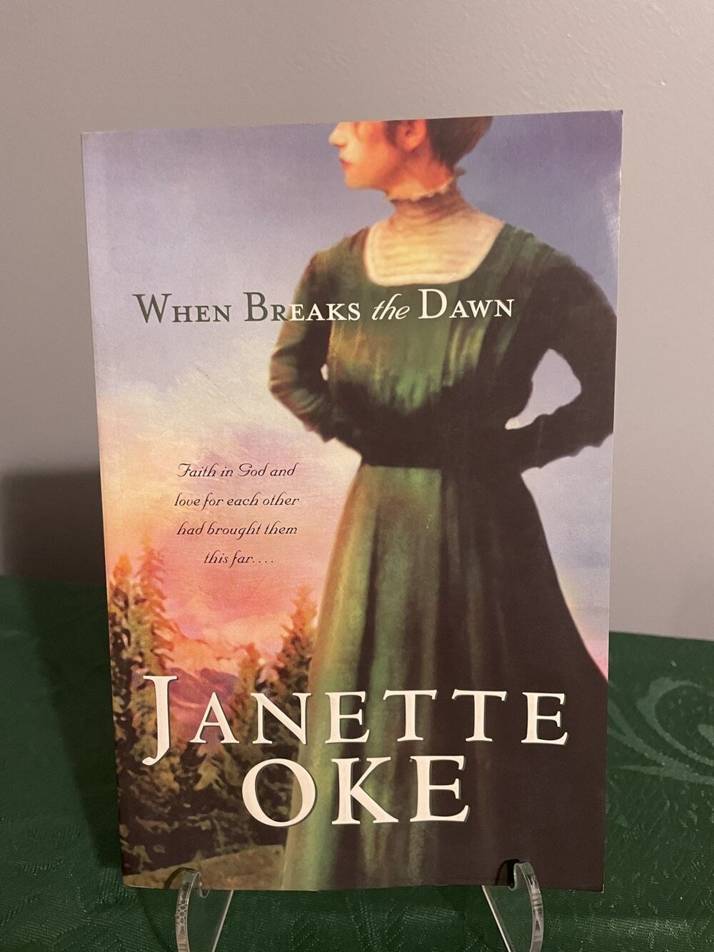 When Breaks the Dawn Canadian West 3 Janette Oke Christian Fiction Book Romance